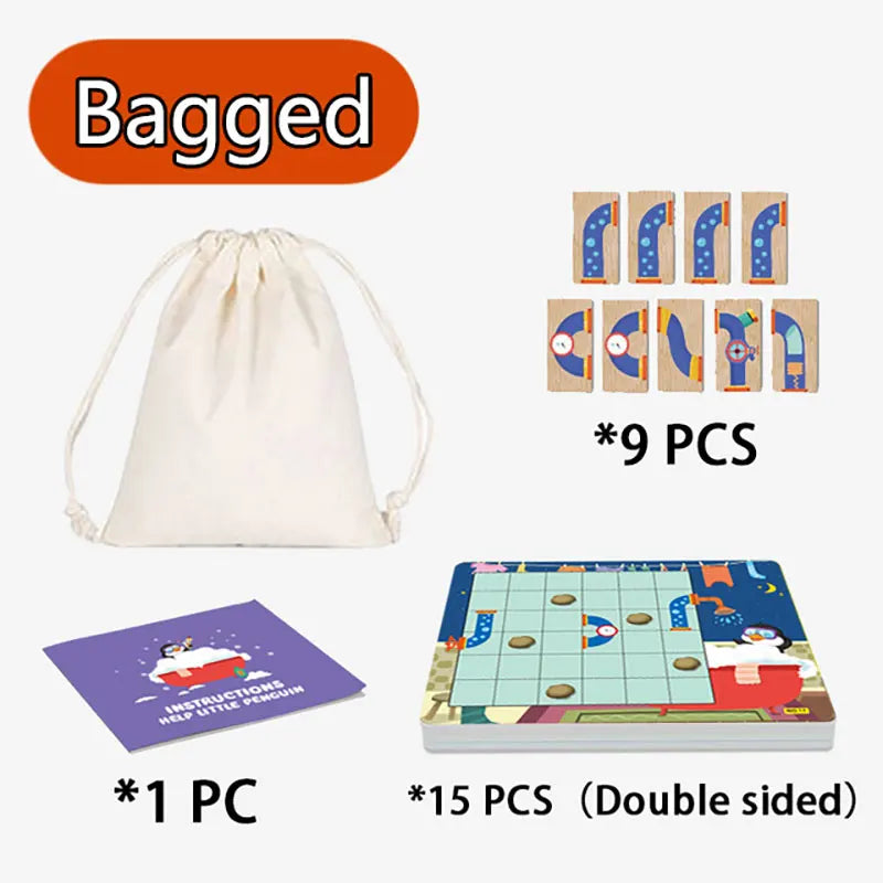 Kid Maze Jigsaw Toy Interaction Board Game
