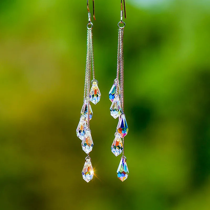 Long Irregular Tassel Earrings