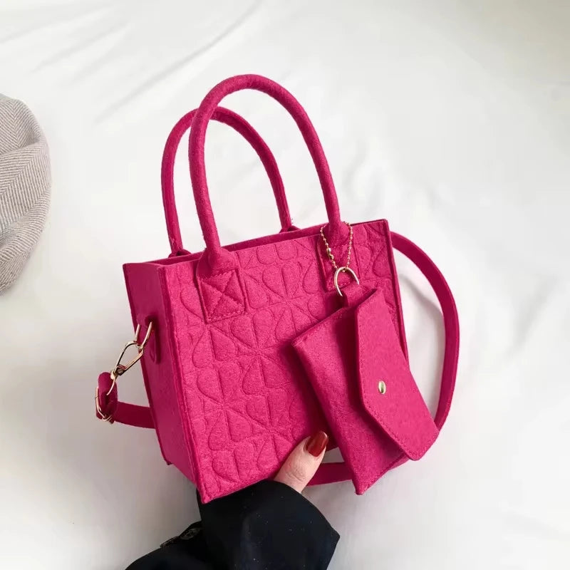 Shoulder Diagonal Two-Piece Bag