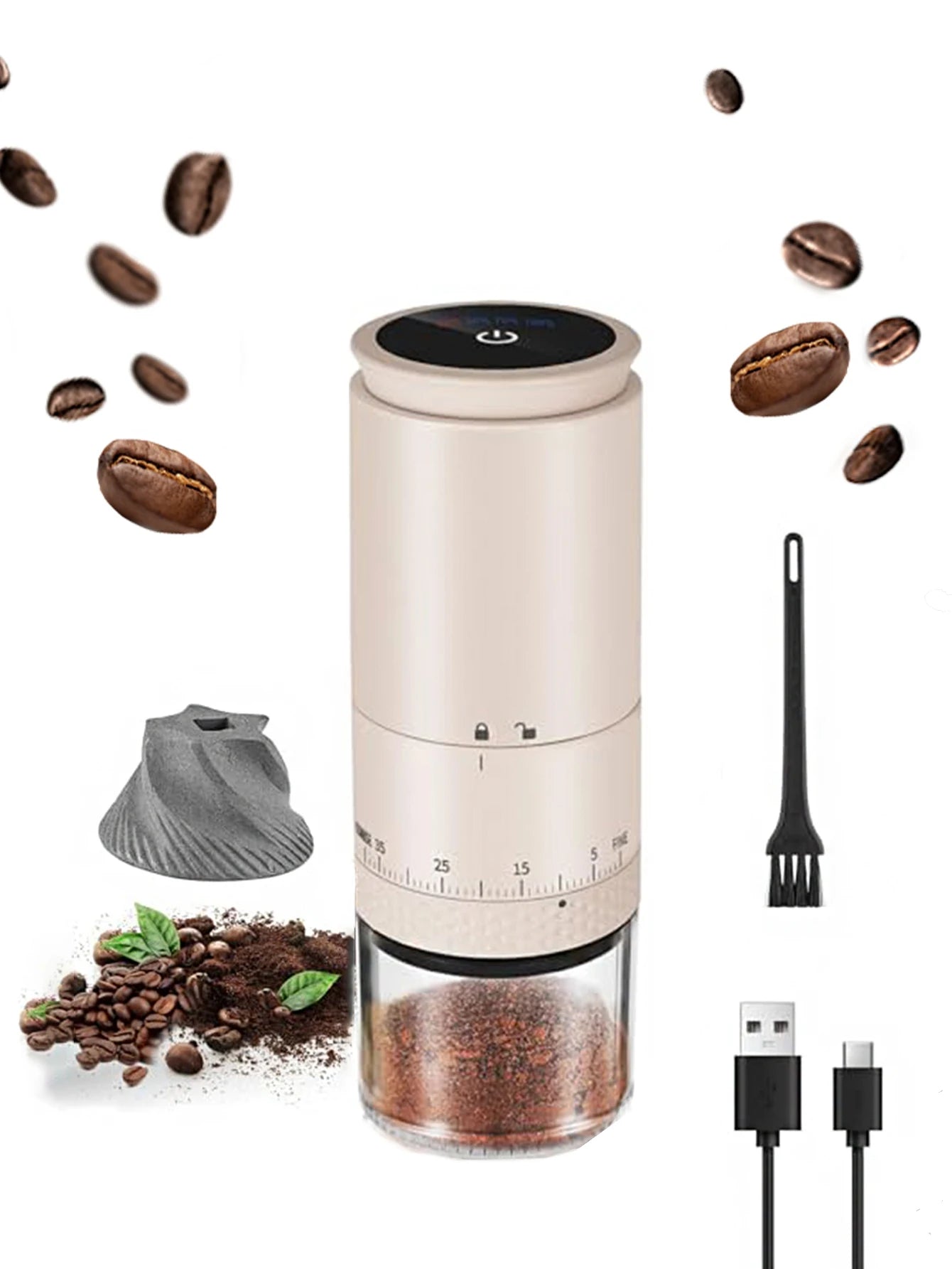 Portable Electric Coffee Grinder