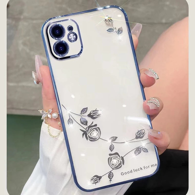 Glitter Rhinestone Phone Case for Motorola