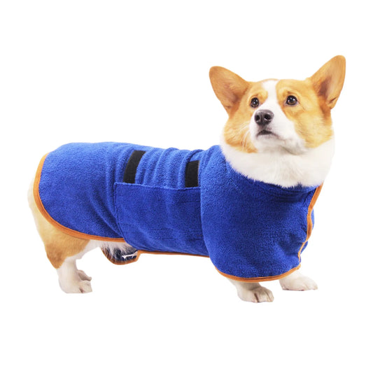 Quick-Dry Absorbent Dog Bathrobe