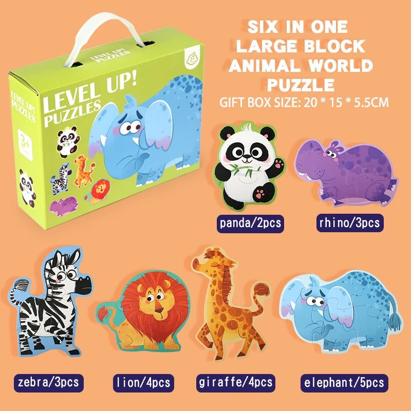 Wooden Jigsaw Puzzle Kids Toy