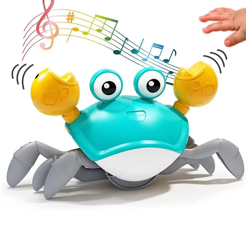 1Pc Escape Crab Crawling Electronic Pet With Music