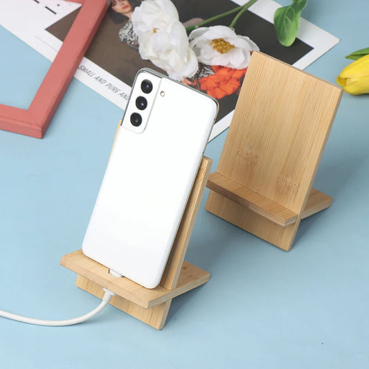 Wooden Phone & Tablet Holder Stand
