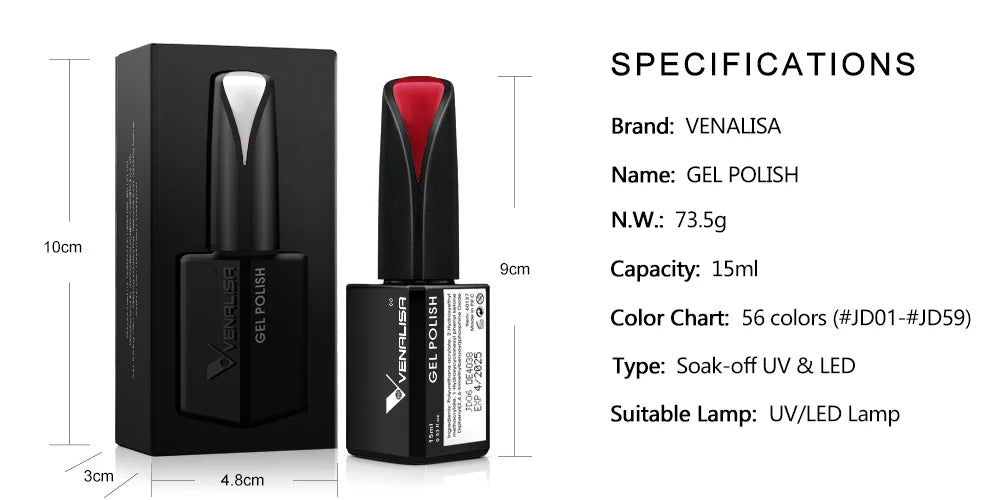 Venalisa Nail Color Gel Polish