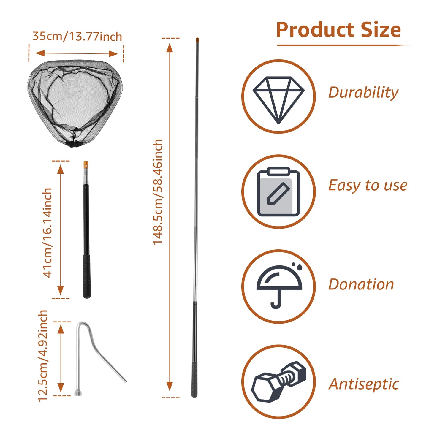Retractable Chicken Catcher Set – Poultry Leg Hook & Net