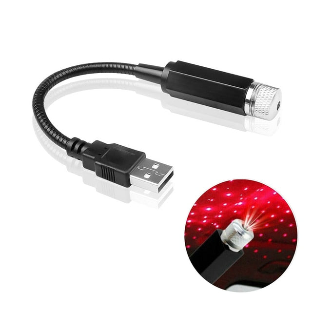 Romantic LED Car Roof Star Night Light Projector