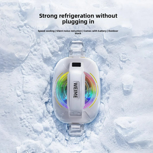 Magnetic Semiconductor Phone Cooler with Rechargeable Battery