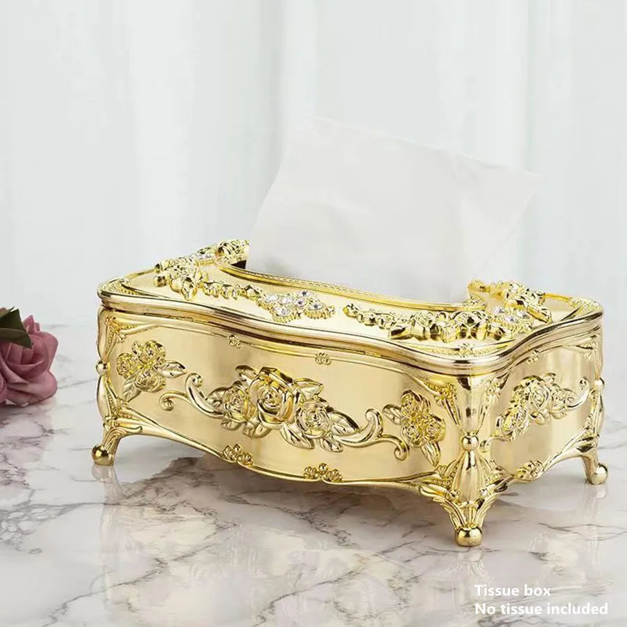 European Luxury Tissue Box Holder