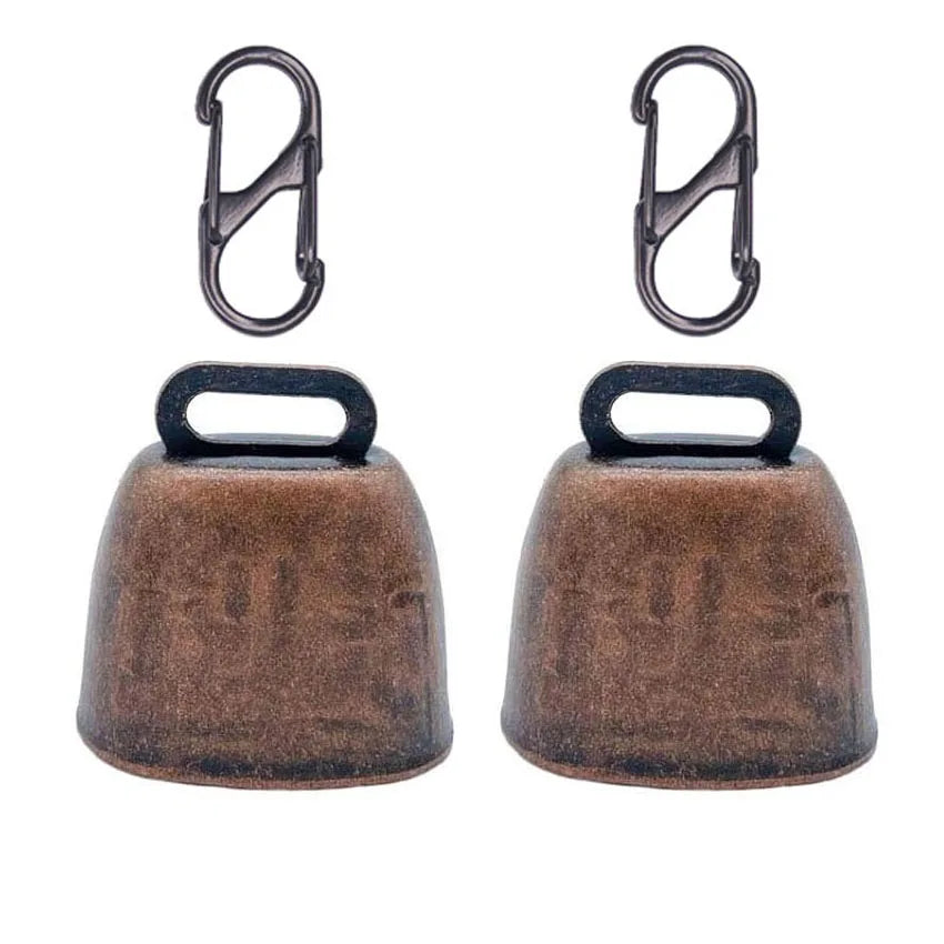 Title Livestock Grazing Bell with Locking Carabiner