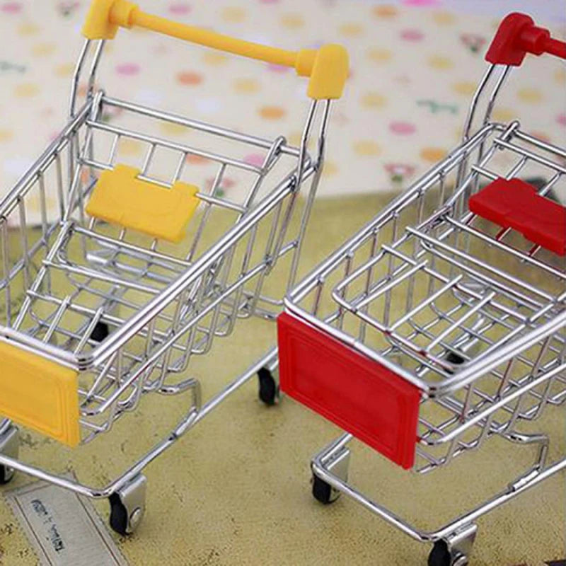 Mini Supermarket Shopping Trolley