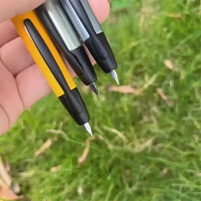 Fountain Pen Retractable EF/F Nib Metal With Clip