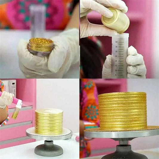 Manual Cake Spray Gun Decorating Airbrush Pump Kit