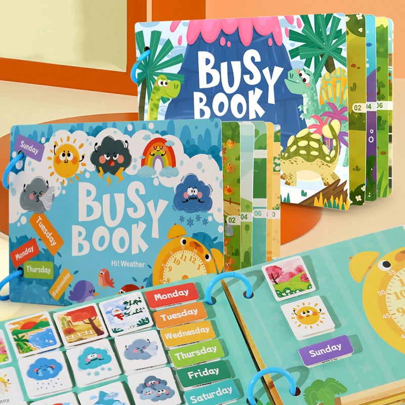 Busy Book Activities for Kids