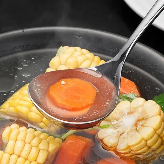 Stainless Steel Long Handle Soup Spoon