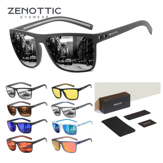 ZENOTTIC Retro Square Polarized Sunglasses