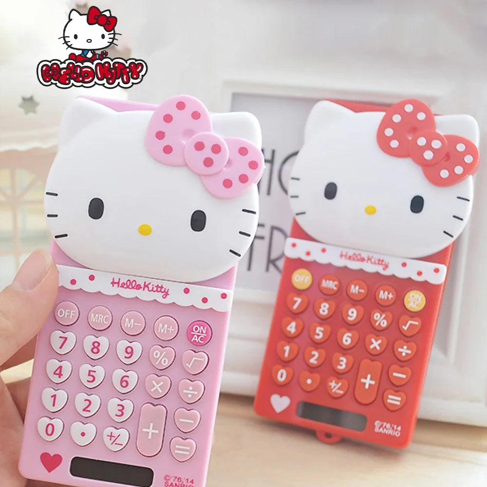 Kawaii Hello Kitty Cute Sanrio Portable Pocket Calculator