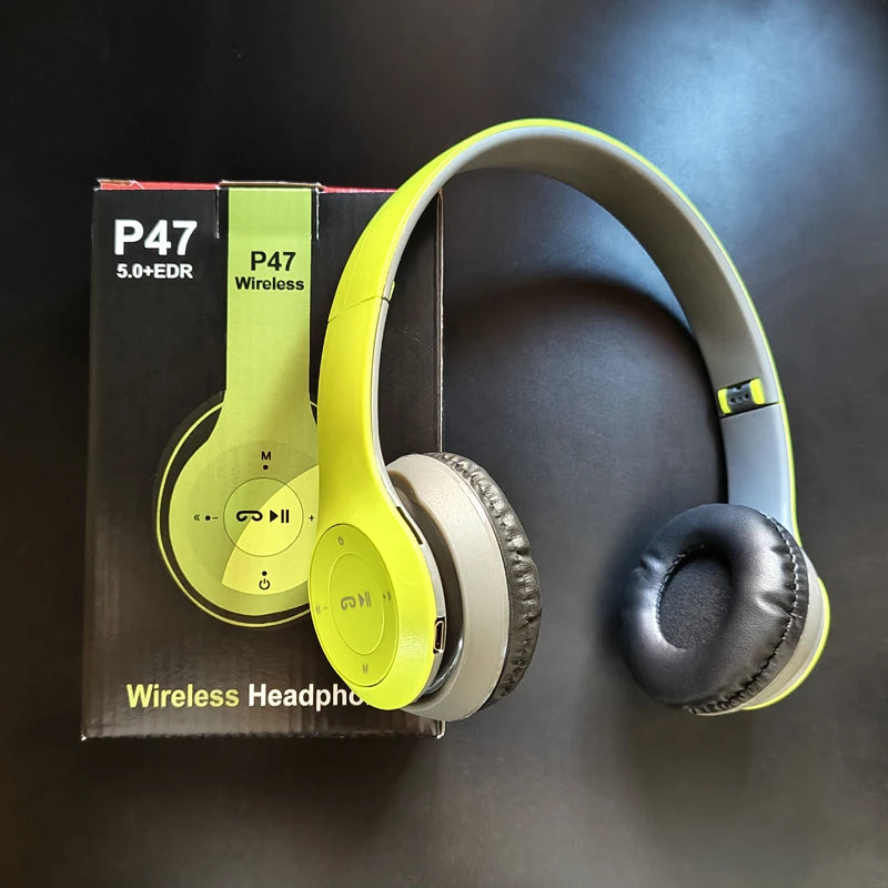 P47 Wireless Bluetooth Headphones