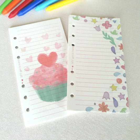 A5 A6 A7 Loose Leaf Notebook Refill Paper