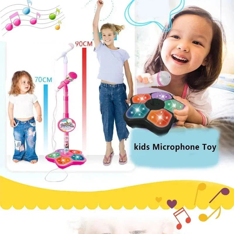 Kids Microphone Karaoke with Stand