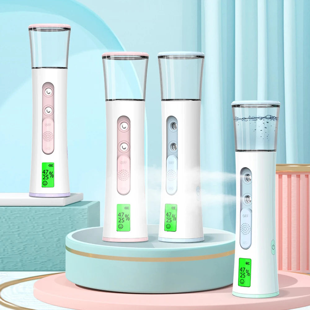 Nano Mist Sprayer 30ml LED Skin Moisture Test