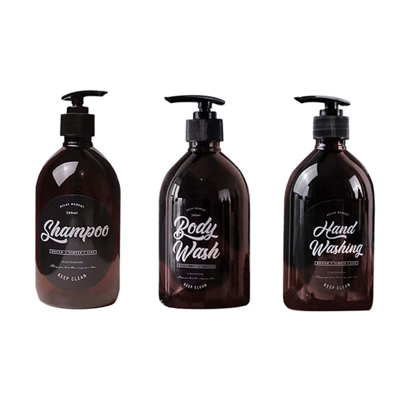 500ml Nordic PET Soap Bottle Shower Gel