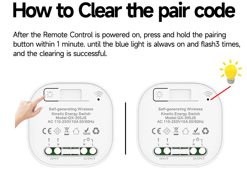 Rebound Self Powered Switch