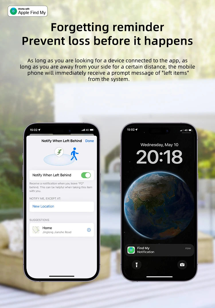 Timethinker Bluetooth GPS Airtag Tracker