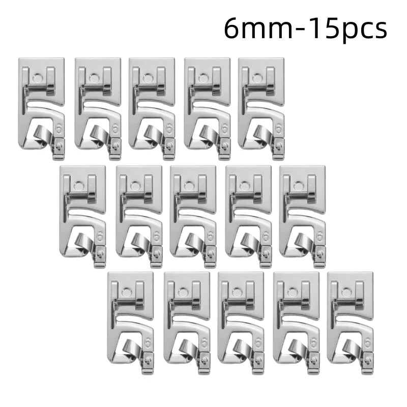 Rolled Hem Presser Foot Set for Sewing Machines