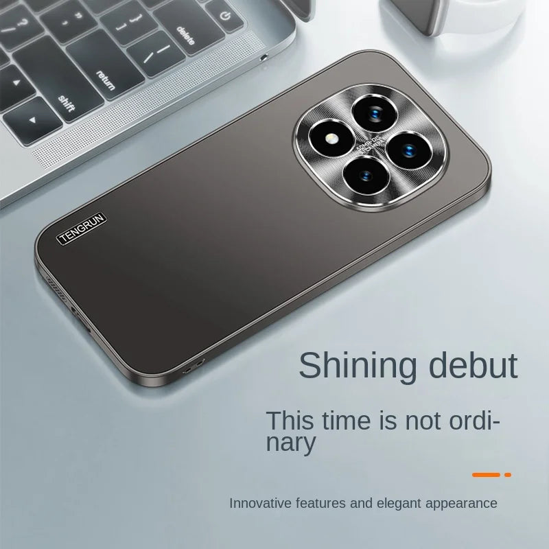 Matte Metallic Paint Shock Resistant Case For Redmi Note