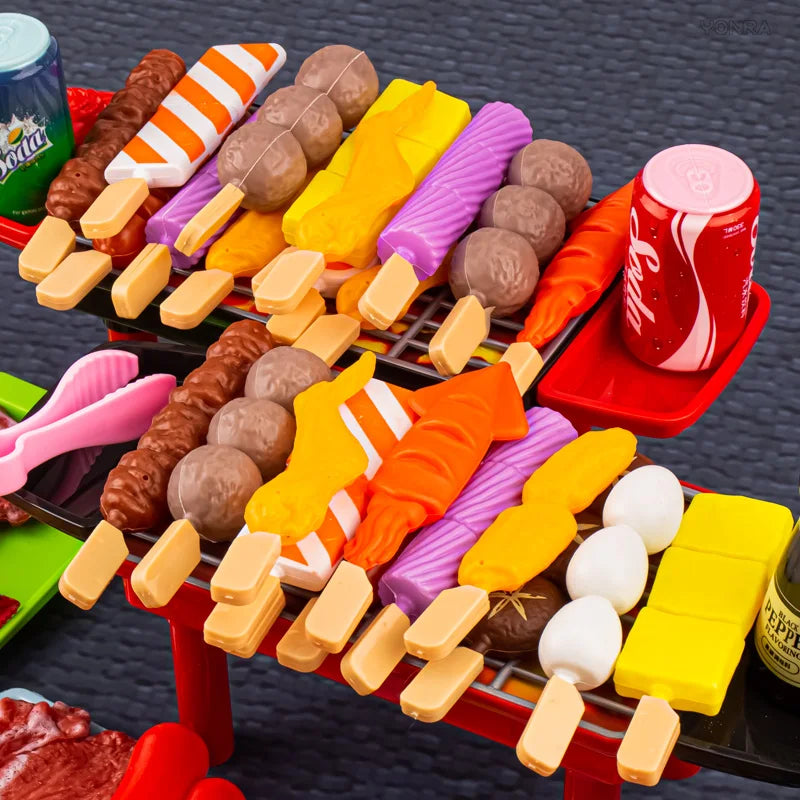 Mini Kitchen Pretend Play Toys Barbecue Set