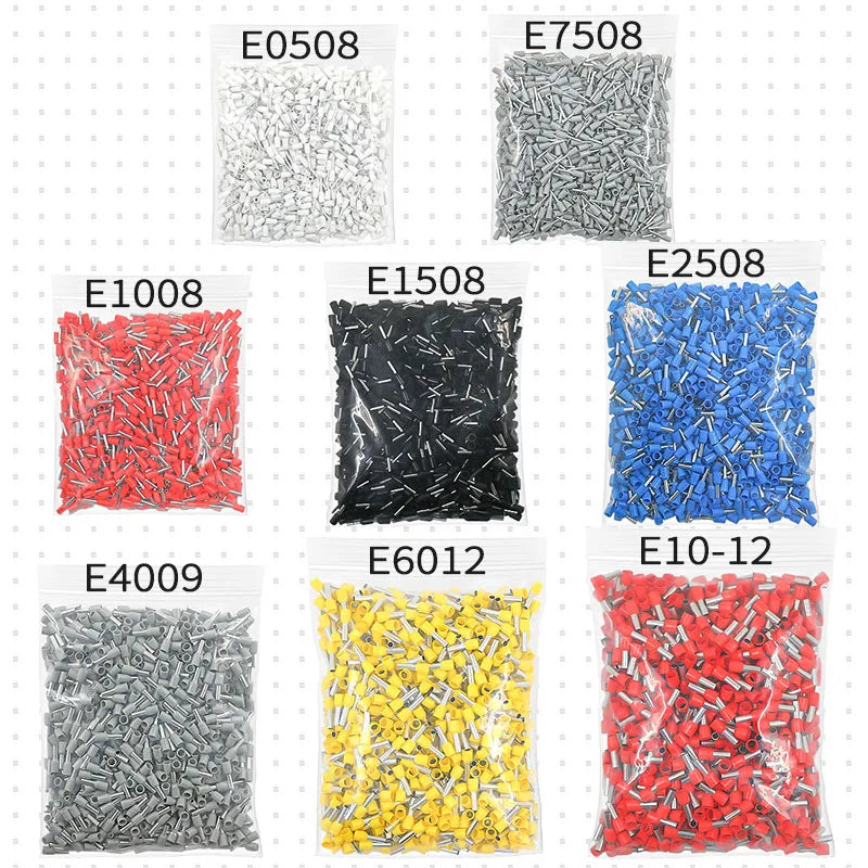 1000Pcs Terminals Electrical Wire Cable Connectors