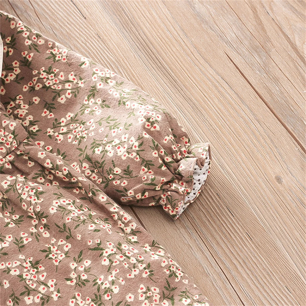 Girls' Dress Long Sleeve Forest Style