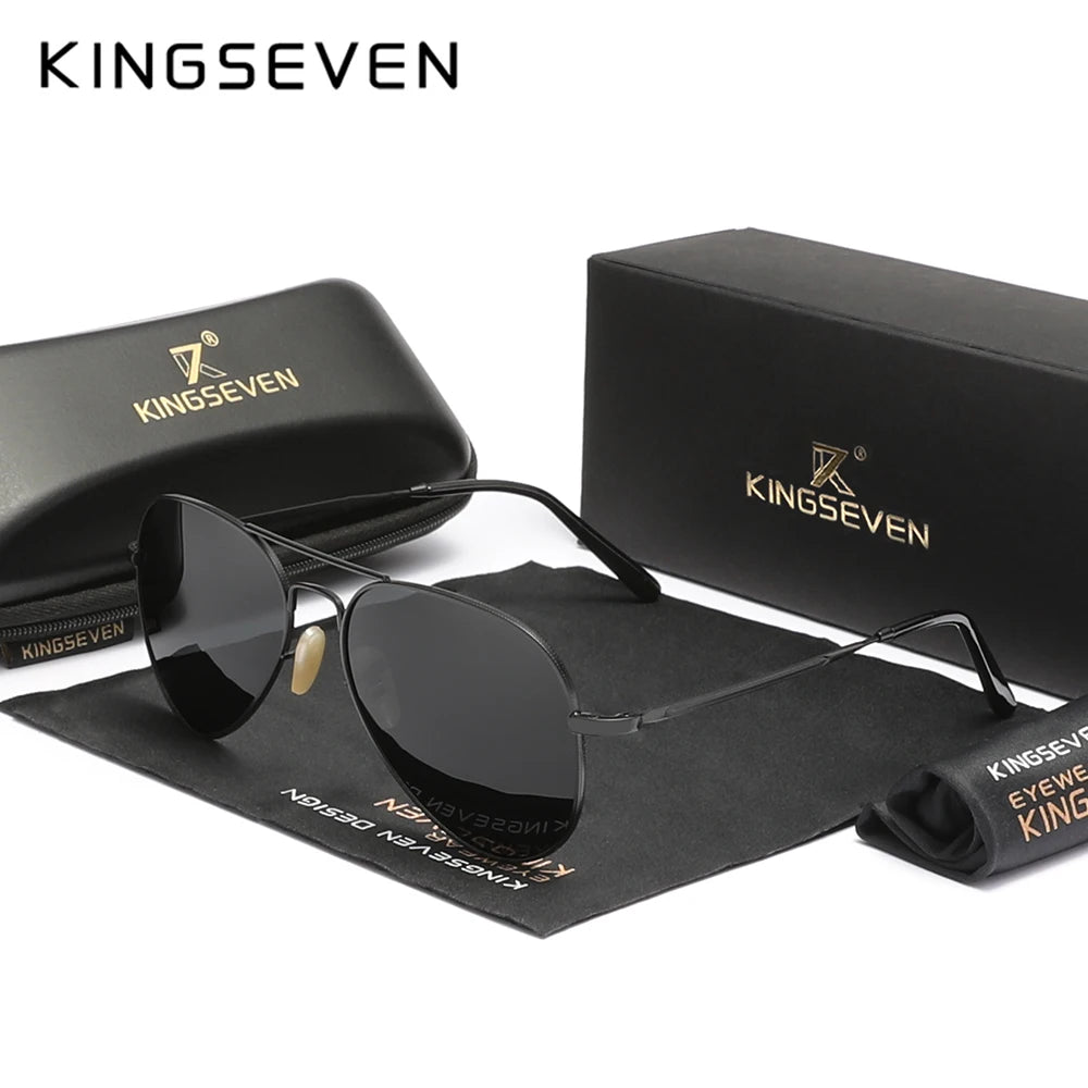 KINGSEVEN Pilot Alloy Men‘s Sunglasses