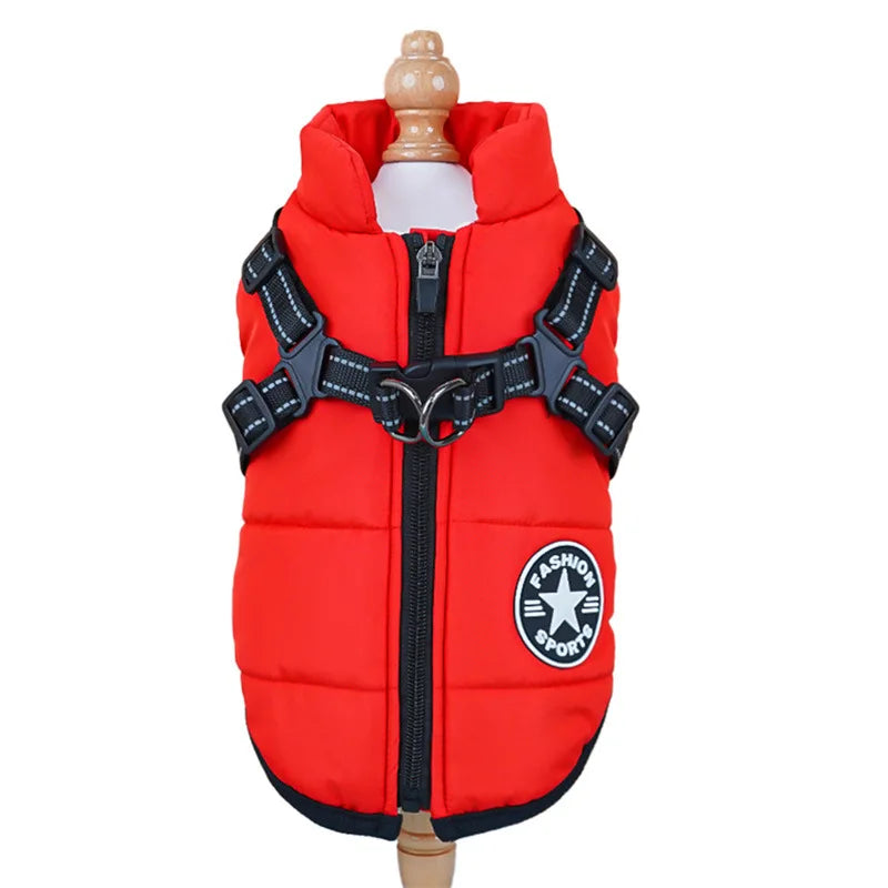 Waterproof Dog Winter Harness Coat