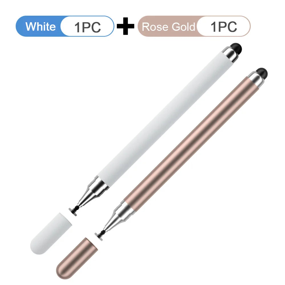 2-in-1 Universal Capacitive Touchscreen Stylus Pen
