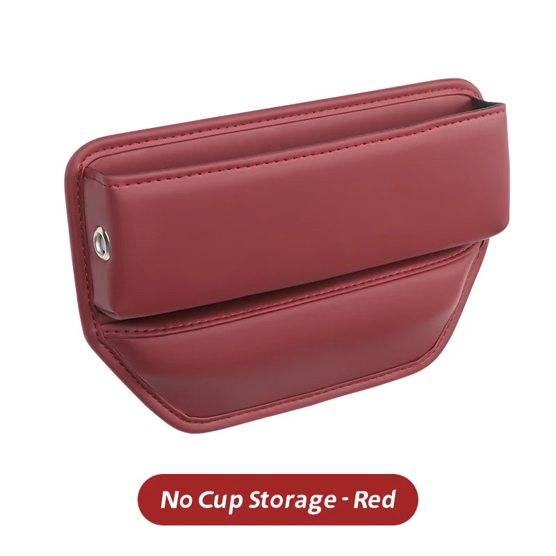 Leather Car Seat Gap Organizer Box