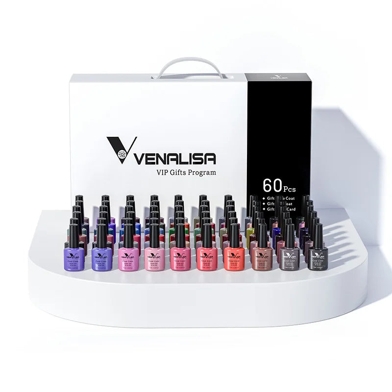 60 Colors UV LED Gel Nail Polish Kit