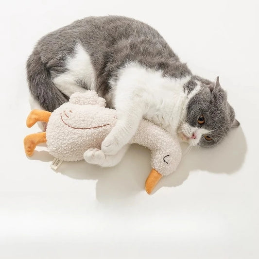 Interactive Plush Animal Chew Toy for Cats & Dogs