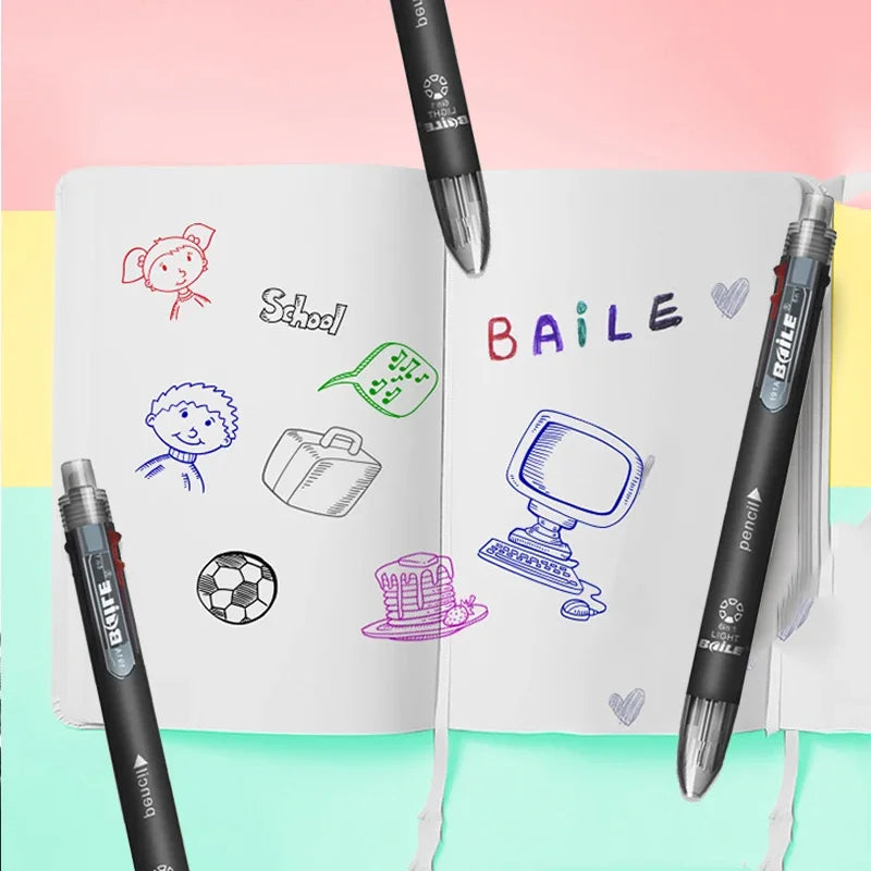 Automatic Pencil Multifunction Pencil With  5 Colors replacement