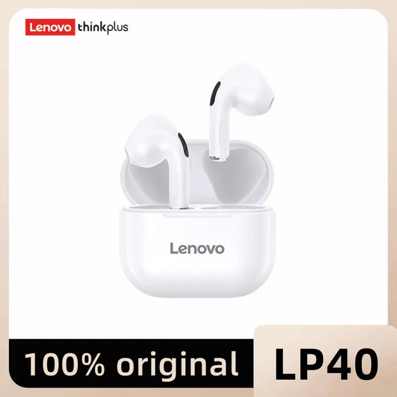 Original Lenovo lp40 Bluetooth Earphones With Microphone