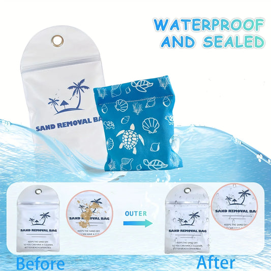 Reusable Sand Cleaning Pouch for Beach & Travel