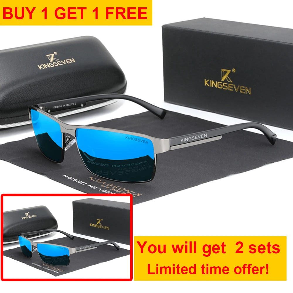 KINGSEVEN Men Polarized Photochromic Sunglasses