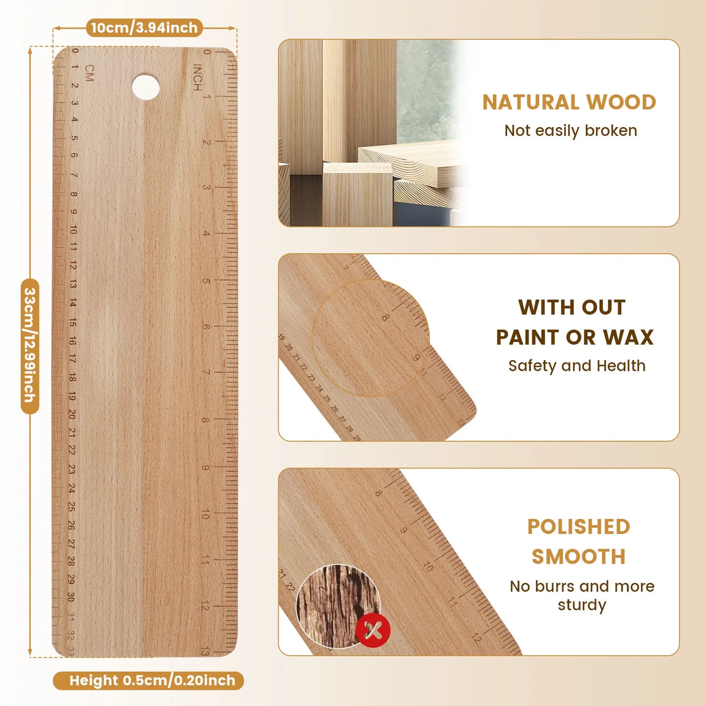 Beech Wood Bread Transfer Peel Board