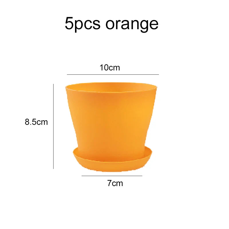 Mini Flower Pot with Tray