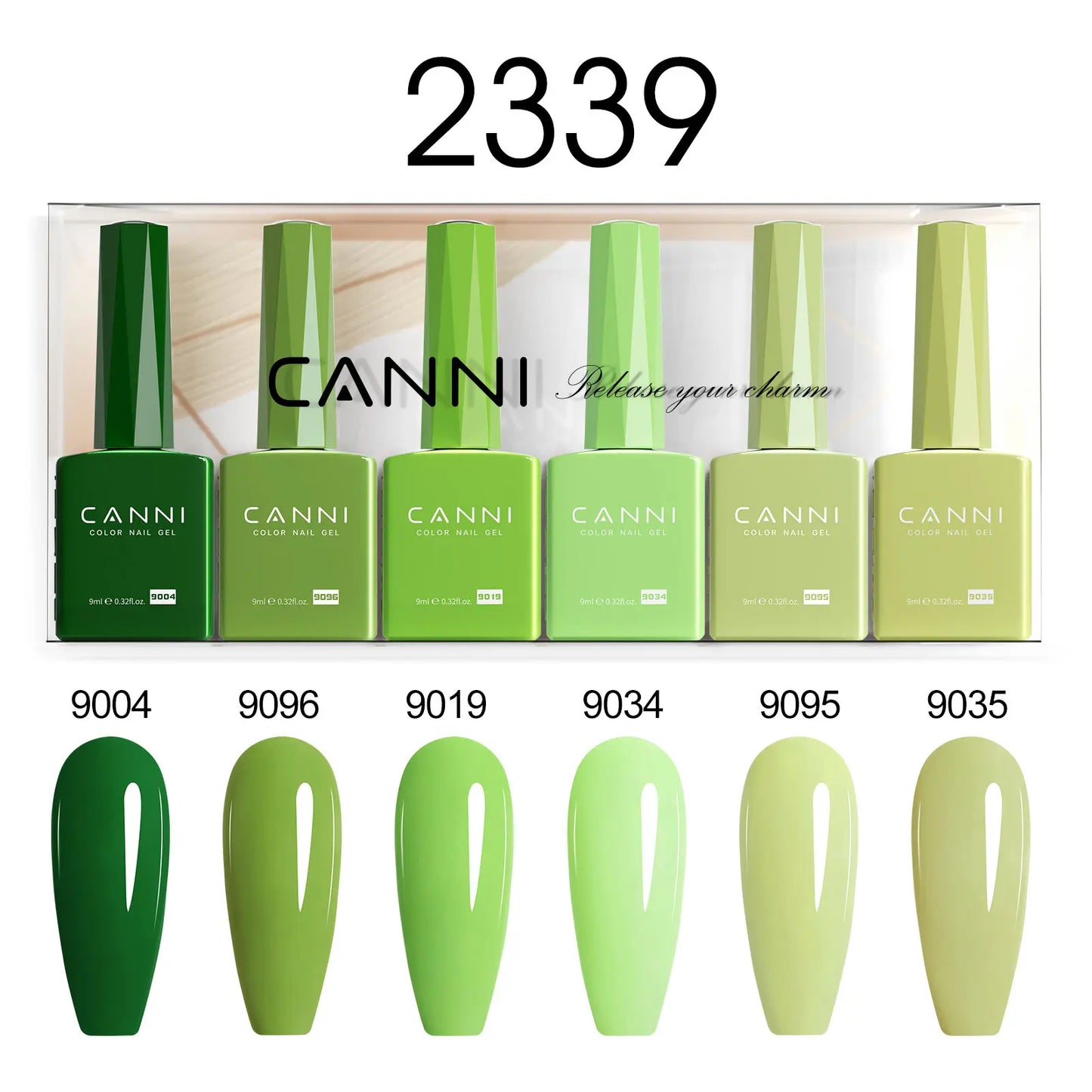 2/6pcs/kit CANNI HEMA FREE Nail Gel Polish Kit Semi Permanent
