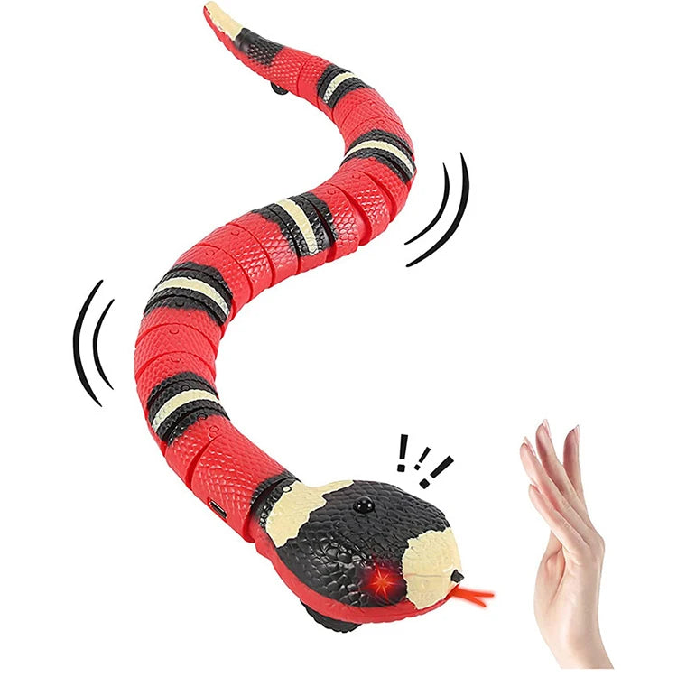 Interactive USB Rechargeable Smart Snake Cat Toy