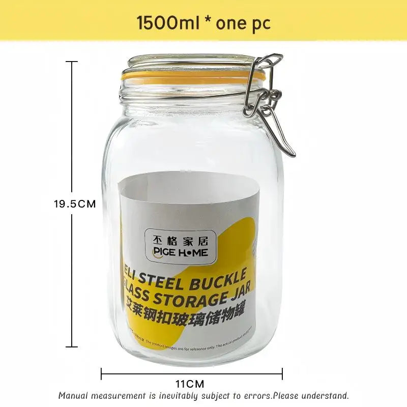 Airtight Glass Storage Jar