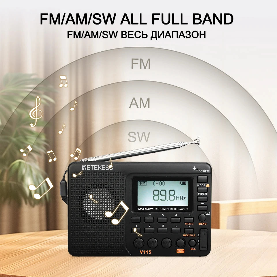 Retekess V115 Radio FM